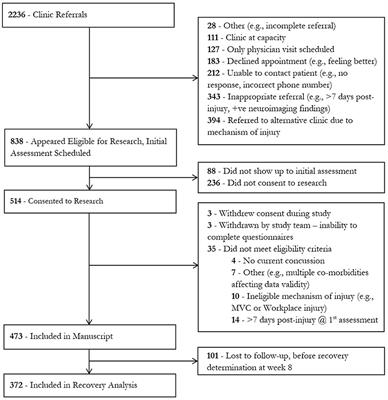 The Toronto Concussion Study: a prospective investigation of characteristics in a cohort of adults from the general population seeking care following acute concussion, 2016–2020